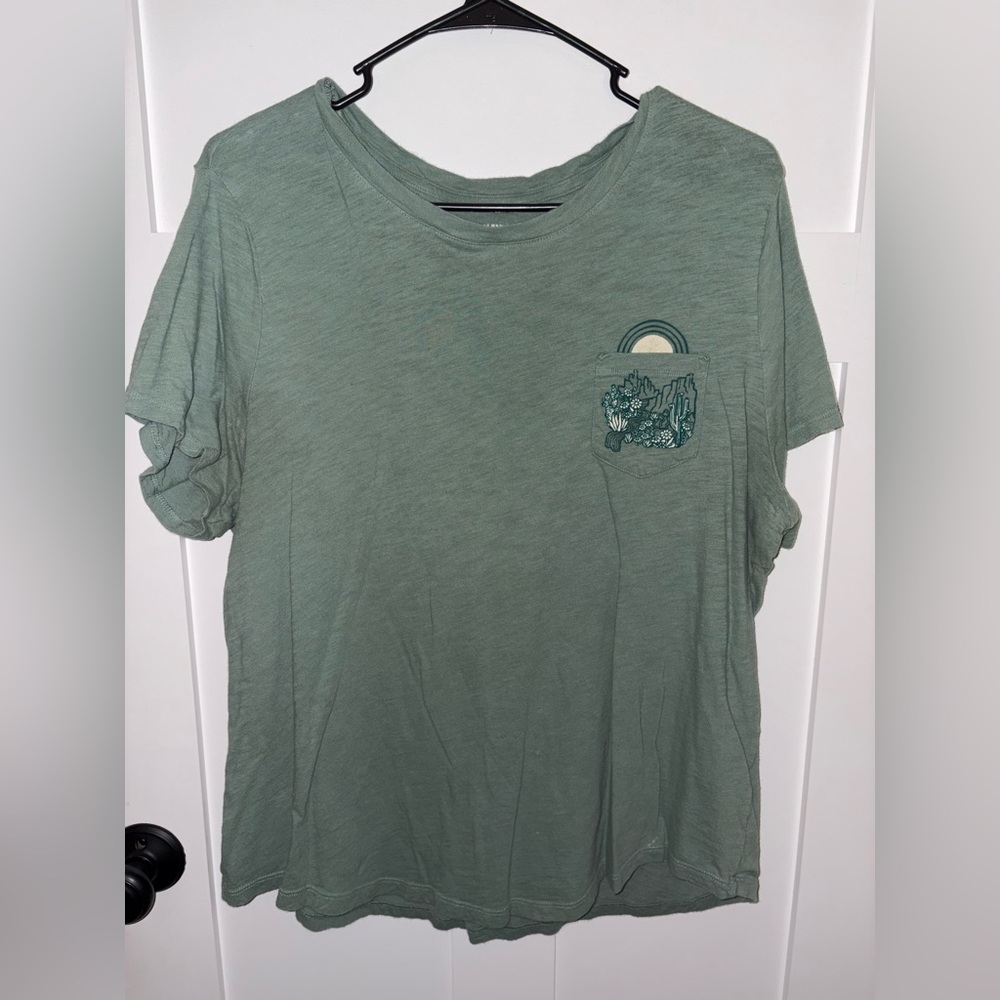 Old Navy Green Short Sleeve Tee